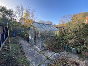 Rear Garden/Greenhouse- click for photo gallery